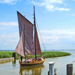 Zeesenboot im Hafen Althagen, Ahrenshoop