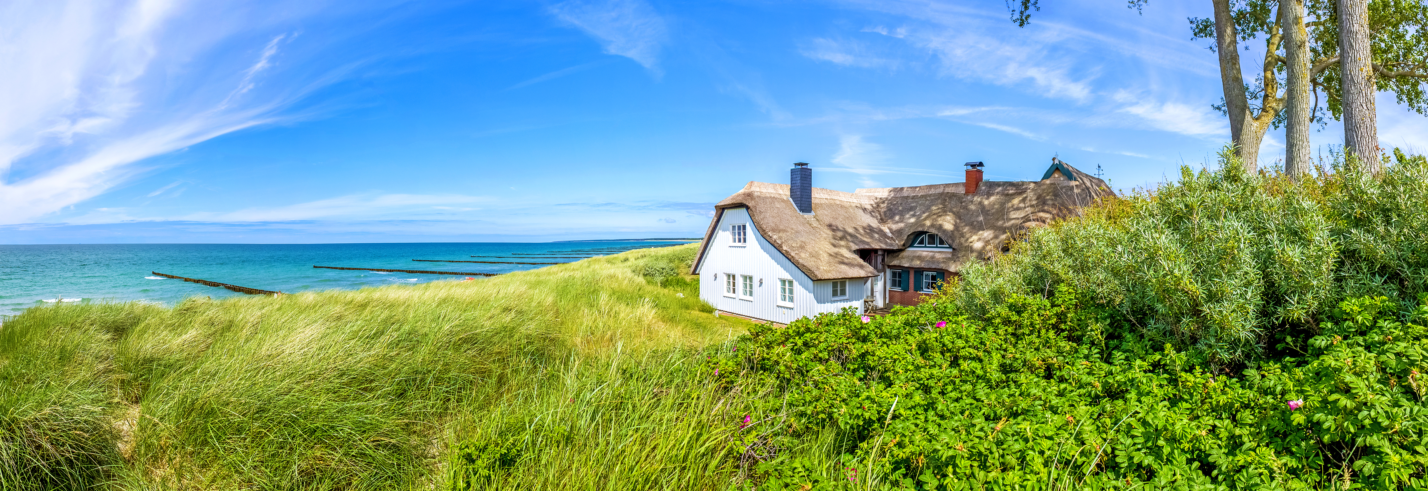 Unterknfte in Alleinlage an der Ostsee